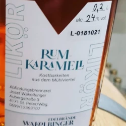 Rum Karamell Likör