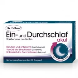 Dr. Böhm Ein- und Durchschlaf akut, 30 Dragees